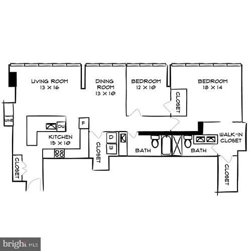Photo - 2200 Benjamin Franklin Pkwy Condo Unit 2B-N1810