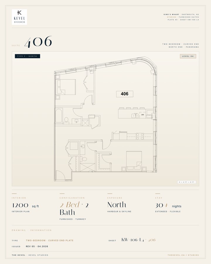 2 Bedroom Suite · 1200 sq ft - 2 Bedroom Suite · 1200 sq ft Unit 406