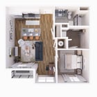 Moore's Edge 1F - 760 square feet