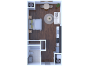 Butler Square A316 Studio – 542 sqft Revised May 24