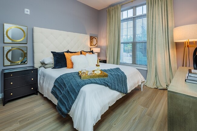 Spacious bedrooms boast large windows to provide plenty of sunlight