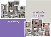 C1 The Exquisite with balcony and with extended living area