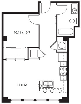 Style 07 floorplan - Unit Style 07