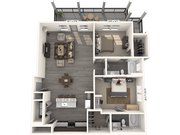 B2 floor plan Lone Oak