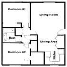 2BR/1BA