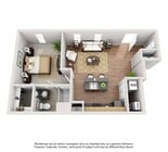 1 Bedroom | 1 Bath | 689 SF