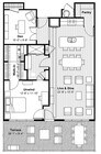 Luxury Loft 1 BR Den + Terrace, Spa Shower