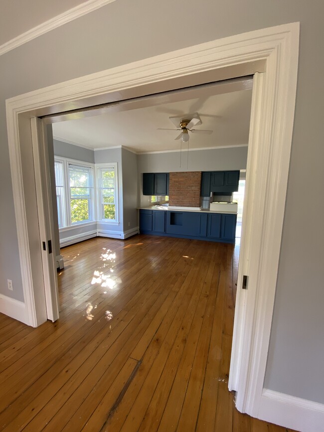 Dining room/second parlor (view from first parlor) - 86 Holden St Apartments Unit 2