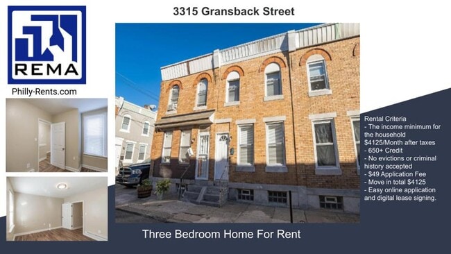 Photo - Renovated 3BR Row Home in Philadelphia
