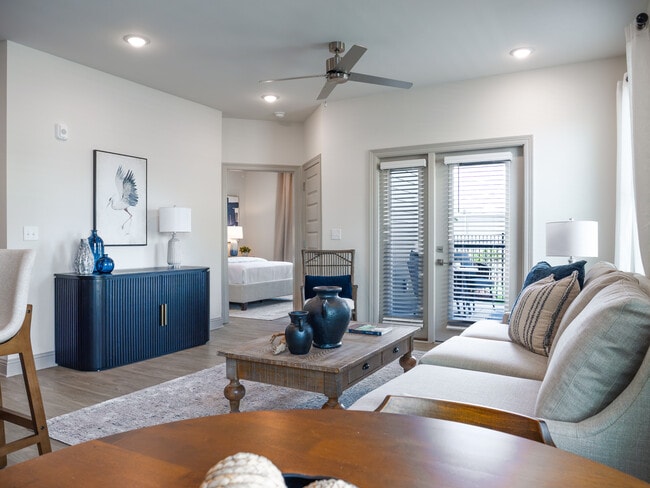 The Zulu: 1BR, 1BA- Living Room