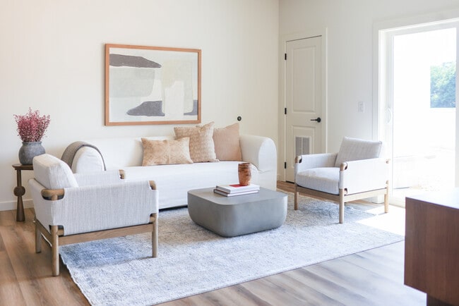 2 Bed / 2 Bath 1136 Sq Ft -Living Room - 98 Penn Place