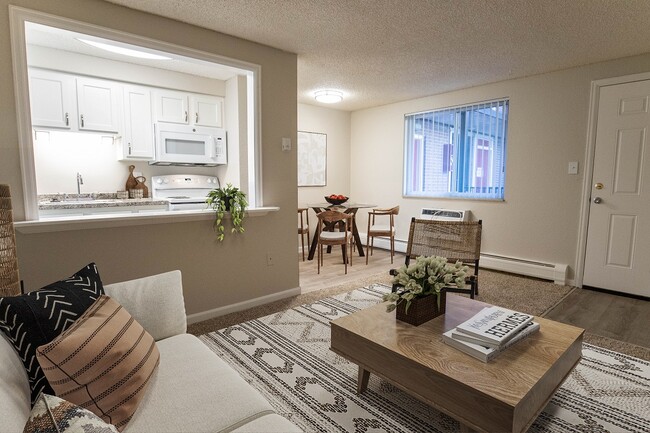 1 BR, 1 BA (Type A) - Living Room - Joliet Towers