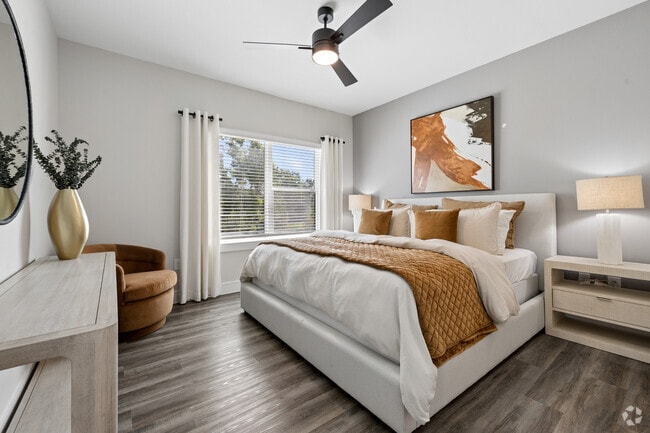 2BR, 2BA - 1,203SF - Primary Bedroom