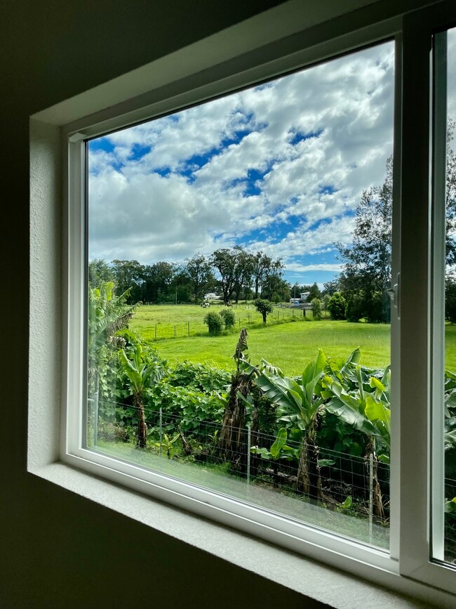 View of horses and pasture from primary - 64-5230 Nani Waimea St Unit 3 bed 2 bathroom
