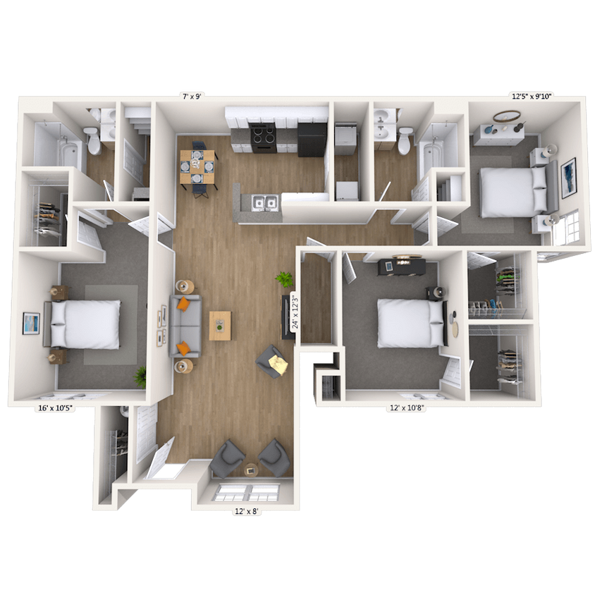 Floor Plan - 32B