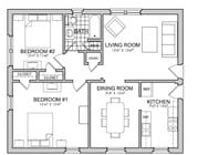 2BR/1BA Garden Apartment