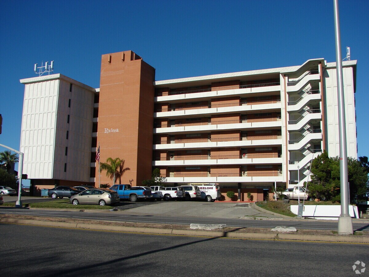 View from the west across Ocean Drive - Riviera Condominiums