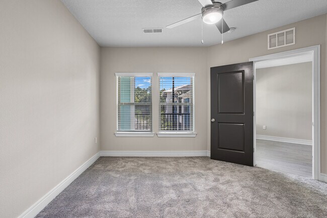 Retreat to a bedroom built for relaxation.