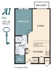 A1 ALT floor plan Emeline Heights