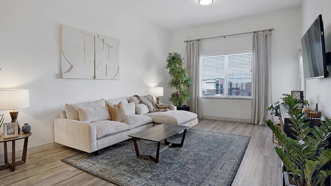 Spacious living area designed for flexibility and comfort.