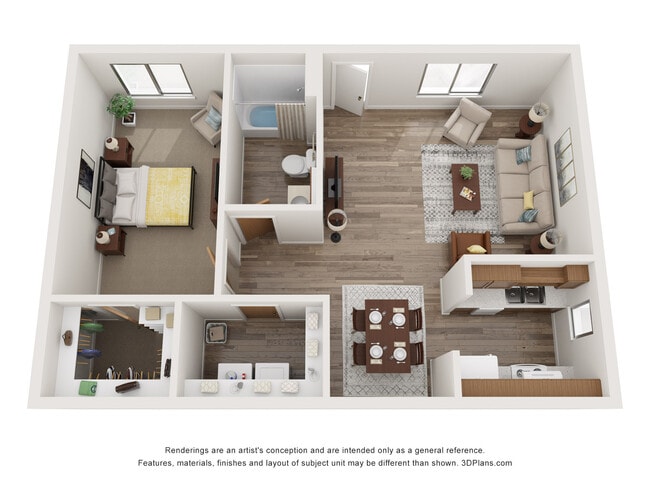 One Bedroom, One Bathroom -B