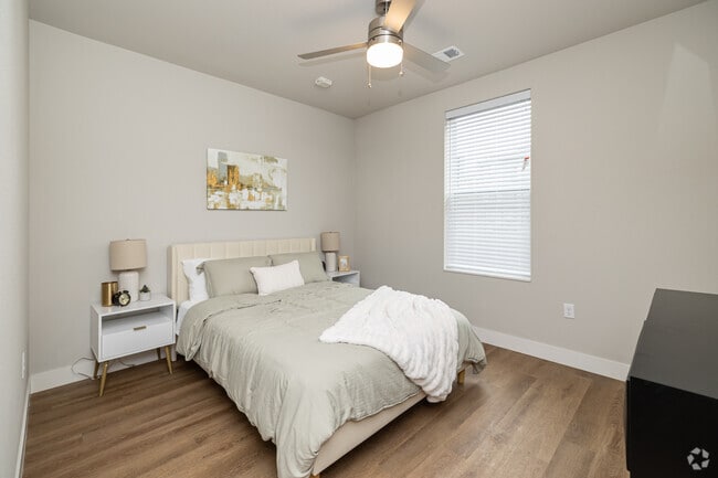 1BR, 1BA - 751 - 756SF - Bedroom - The Junction at Rogers