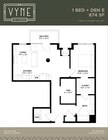 Final - Vyne On Haven - Floor Plans - 1 BED + DEN E - TYPE B