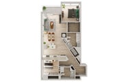 B4 floor plan 400H