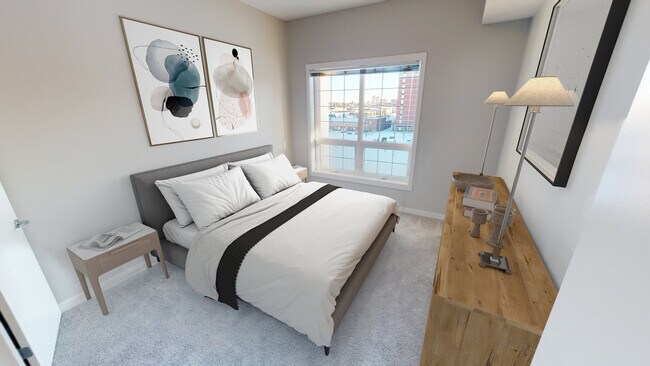 Bedroom - 1 Bed 1 Bath - Oliver Village - The Residences on 104th