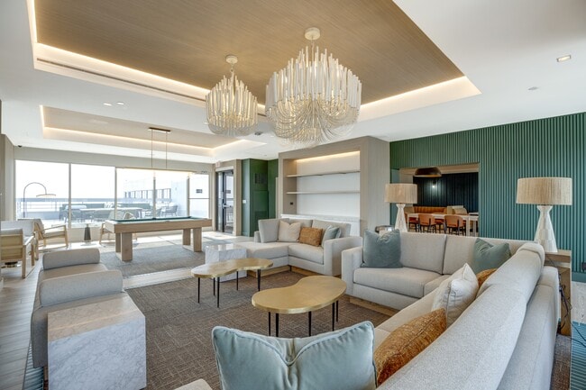 Newly renovated rooftop lounge