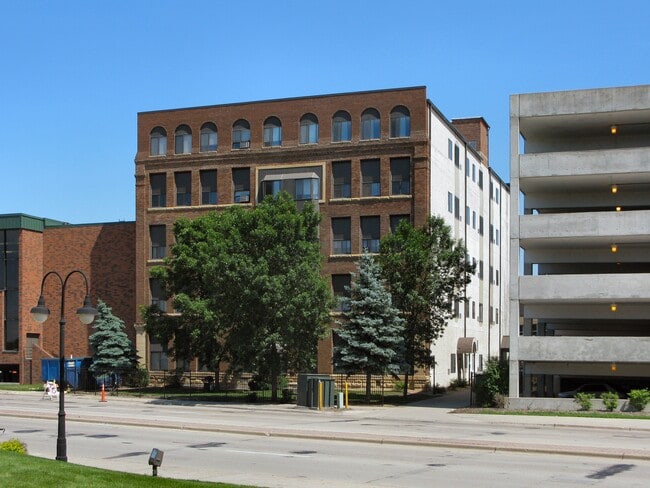 View to the east across Riverfront Drive