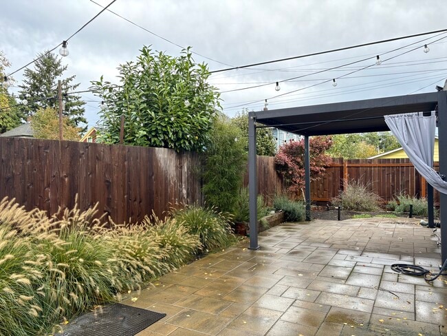 fenced backyard - 321 N Mason St