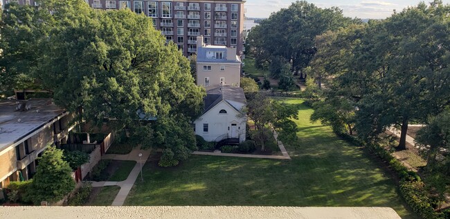 View from balcony- confluence of Anacostia and Potomac Rivers - 490 M St SW Condo Unit W608