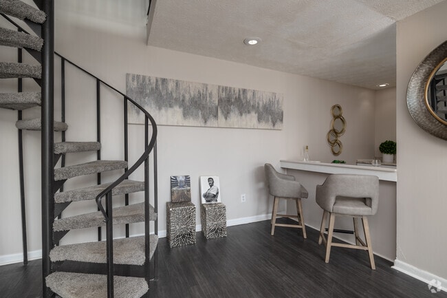 2BR, 2BA - 1,250SF - Bar