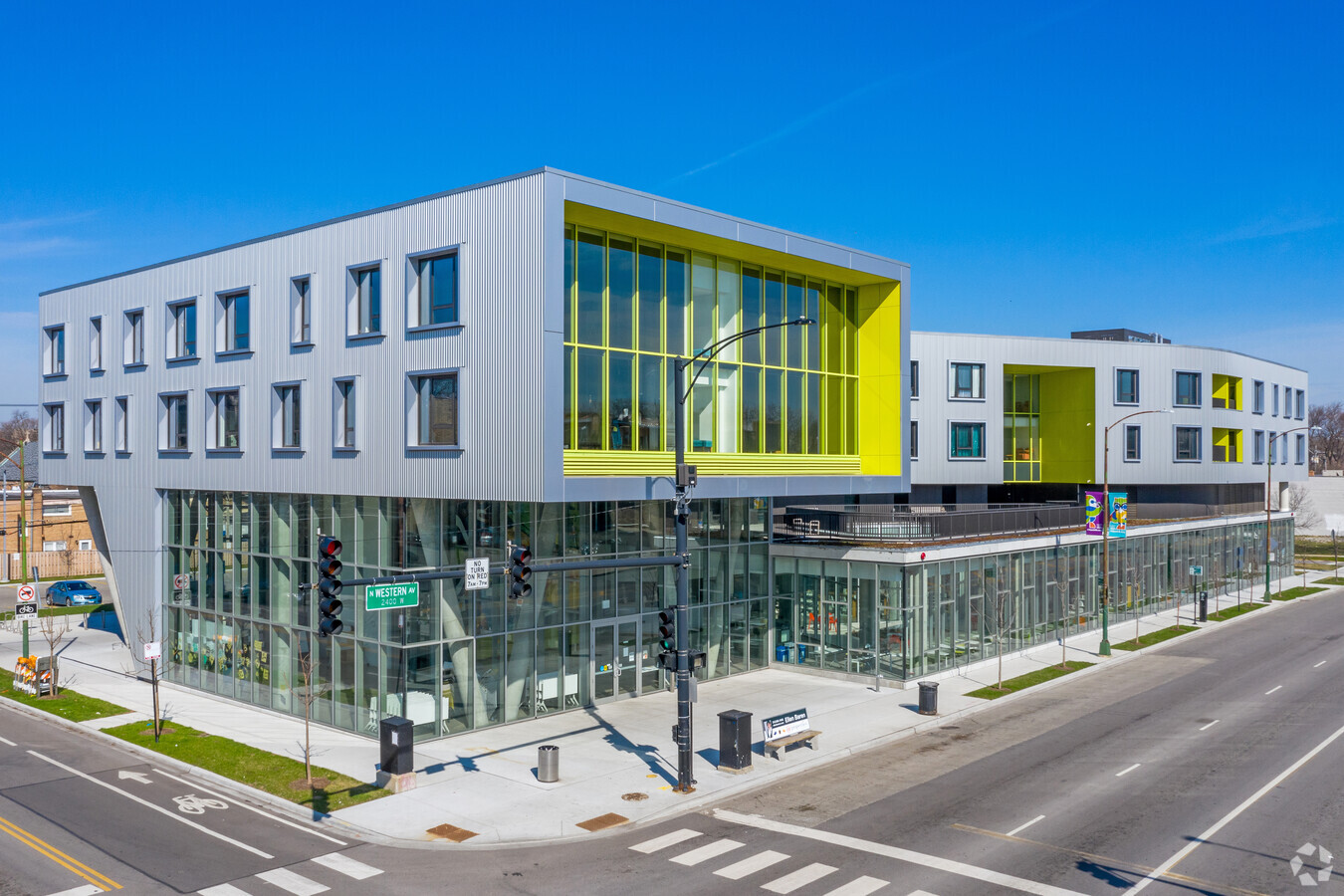 Northtown Branch Library and Apartments - Northtown Branch Library and Apartments