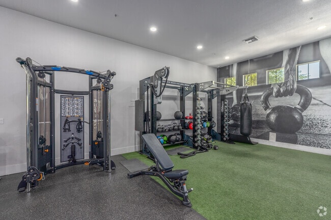 Gimnasio de última generación abierto las 24 horas.