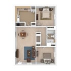 Beechwood - Two Bedroom, 995 sq. ft.