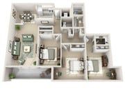3 Bedroom 1.5 Bath