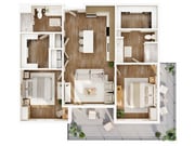 Current_Apartments_Two Bed Corner_Floorplan_Murray