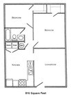 2BR/1BA
