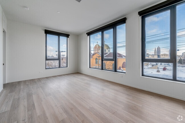 2BR, 2BA - 1,103SF - Living Room - Driftwood