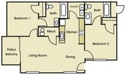 2BR/2BA