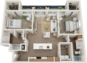 2 Bedroom 2 Bathroom