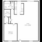1BR/1BA