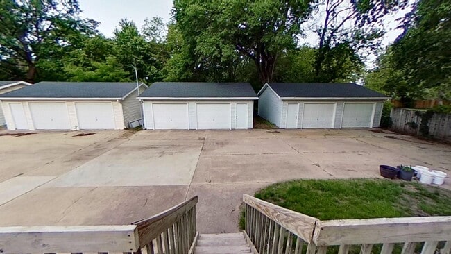 Photo - Huge 24' x 28' garage, two story duplex with two large bedrooms, one and a half bath, full baseme...