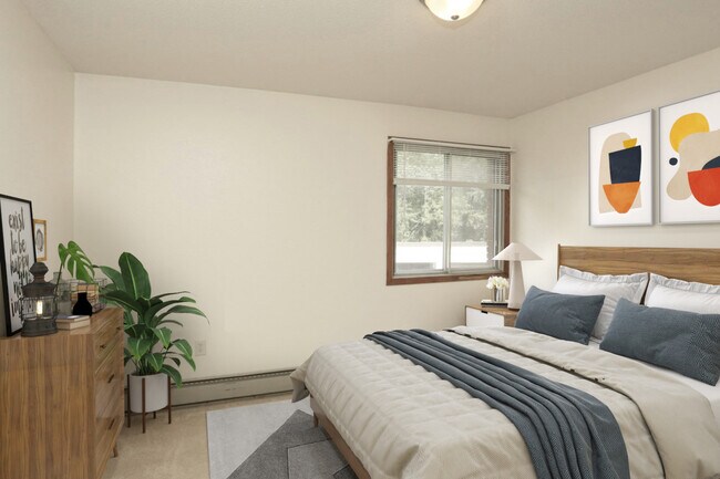 Spacious bedrooms