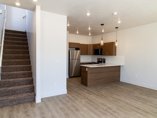 Stairs by Kitchen