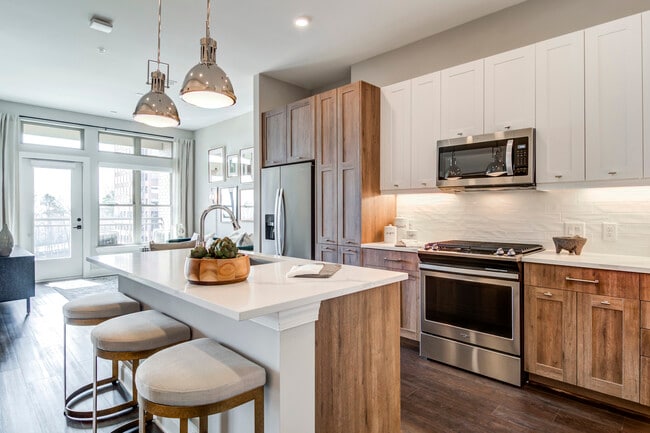 Model 2 Kitchen and Living - Gables Vinings Village Apartments