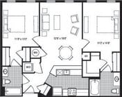 2C floor plan The Clarendon