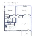 2BR/1BA
